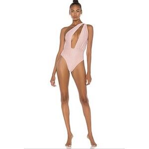 LOVEWAVE The Shelly One Piece in Golden Mauve ColorGolden Mauve Size Small